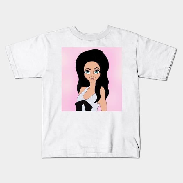 Priscilla Presley Kids T-Shirt by HyzenthlayRose